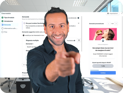Done For You - Generazione Contatti su Meta + 1 mese gestione campagne (Personalizzato)